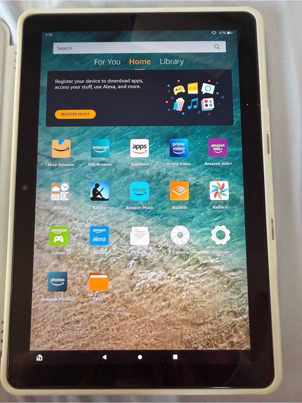 Amazon Fire Tablet - White - 10" Display 11th gen
